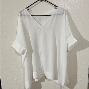 ASOS White V-Neck Blouse